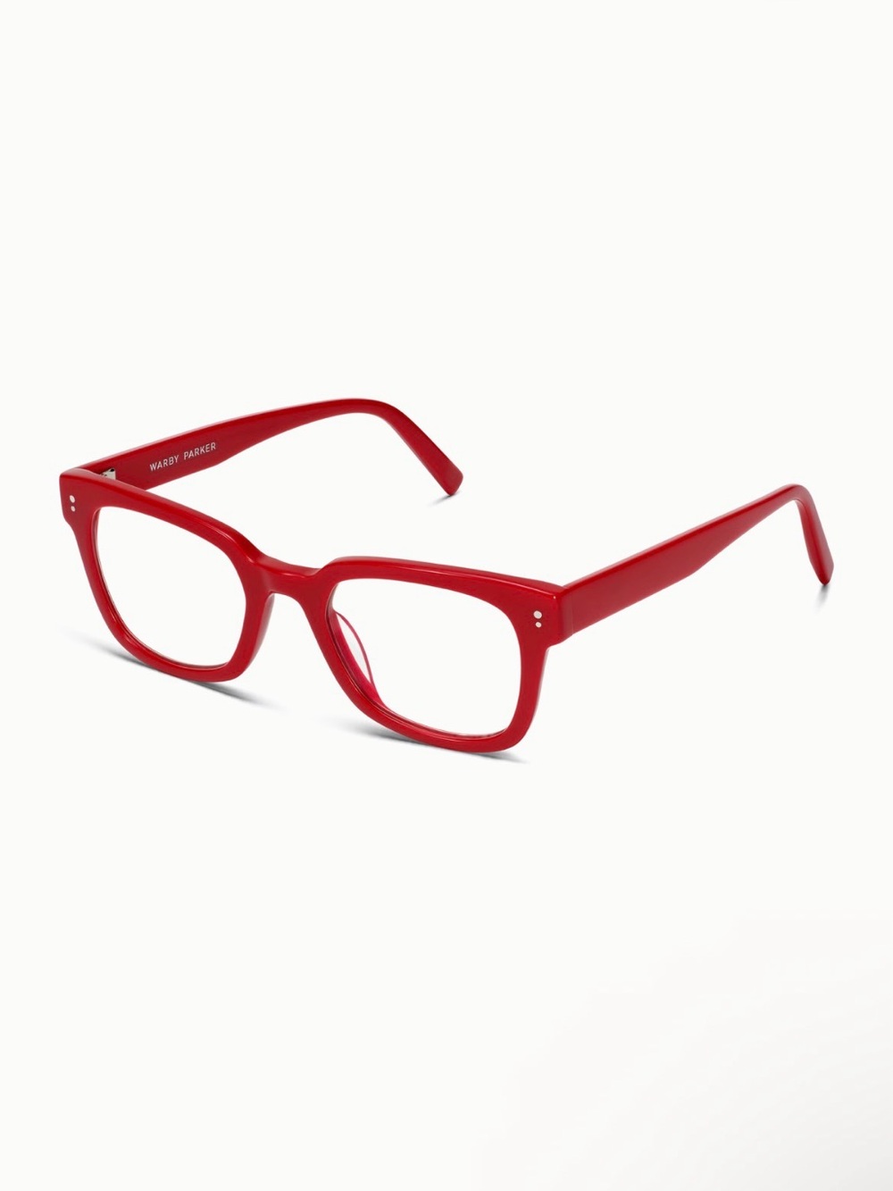 NWT Warby Parker Red Rectangular Frames for prescription lenses